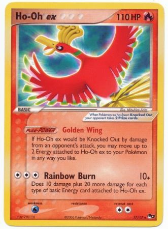 Ho-Oh ex (17/17) (Non-Holo) [POP Series 3] | Cracking-Singles