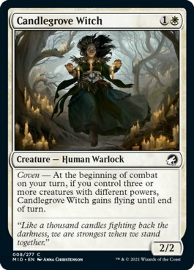 Candlegrove Witch [Innistrad: Midnight Hunt] | Cracking-Singles