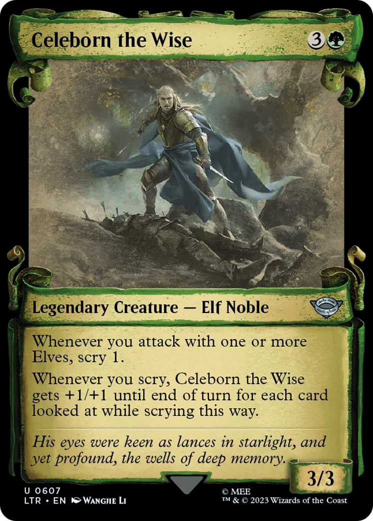 Celeborn the Wise [The Lord of the Rings: Tales of Middle-Earth Showcase Scrolls] | Cracking-Singles