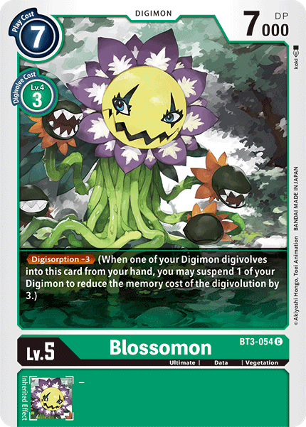 Blossomon [BT3-054] [Release Special Booster Ver.1.5] | Cracking-Singles