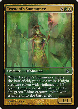 Trostani's Summoner [Dragon's Maze Promos] | Cracking-Singles