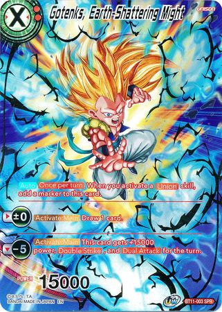 Gotenks, Earth-Shattering Might (SPR) [BT11-003] | Cracking-Singles