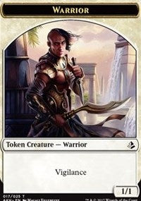 Warrior // Labyrinth Guardian Token [Amonkhet Tokens] | Cracking-Singles