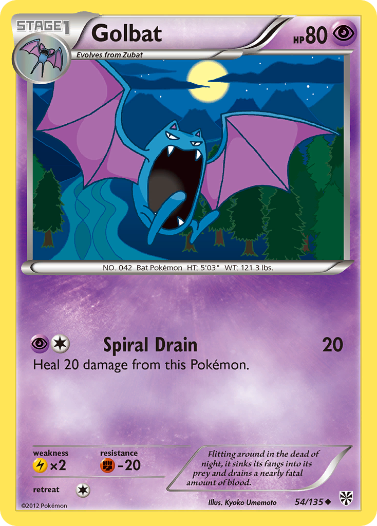 Golbat (54/135) [Black & White: Plasma Storm] | Cracking-Singles