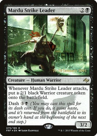 Mardu Strike Leader [Fate Reforged Promos] | Cracking-Singles