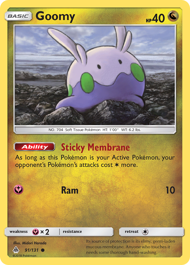 Goomy (91/131) [Sun & Moon: Forbidden Light] | Cracking-Singles