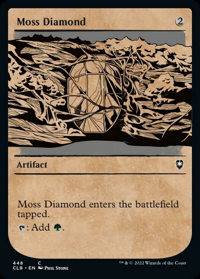 Moss Diamond (Showcase) [Commander Legends: Battle for Baldur's Gate] | Cracking-Singles