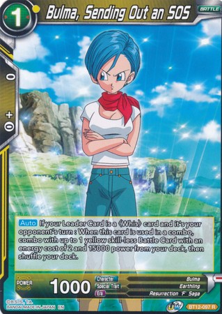 Bulma, Sending Out an SOS [BT12-097] | Cracking-Singles