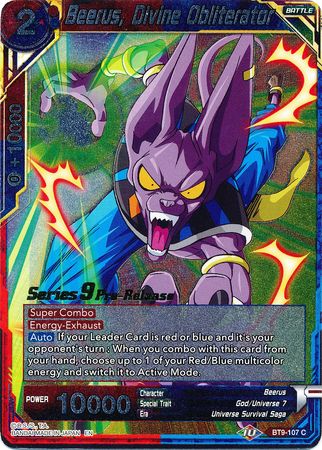 Beerus, Divine Obliterator [BT9-107] | Cracking-Singles