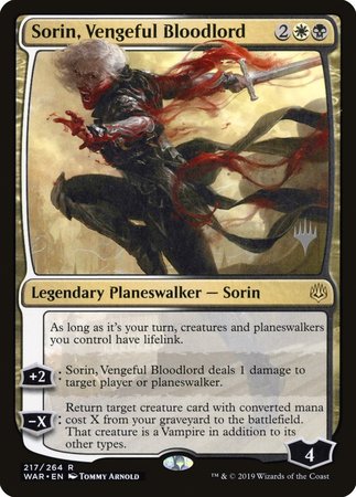 Sorin, Vengeful Bloodlord [War of the Spark Promos] | Cracking-Singles