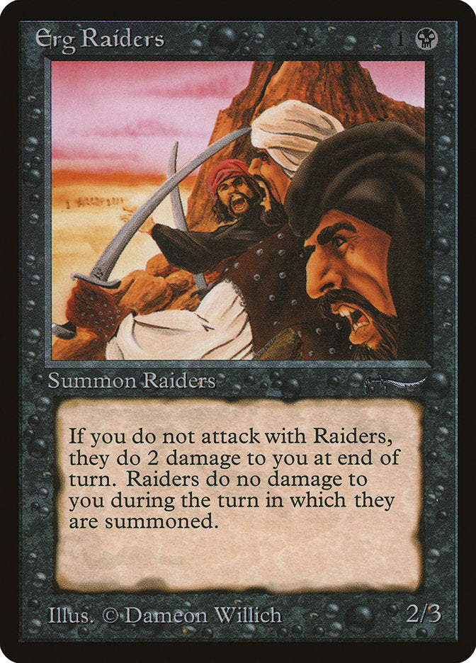 Erg Raiders (Dark Mana Cost) [Arabian Nights] | Cracking-Singles