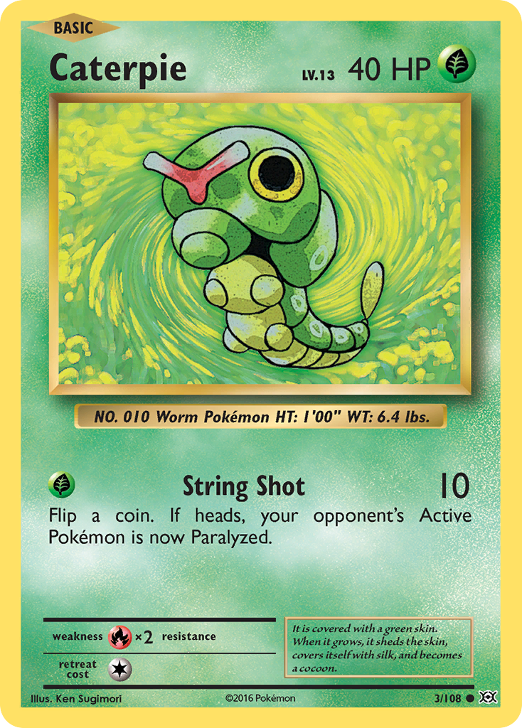 Caterpie (3/108) [XY: Evolutions] | Cracking-Singles