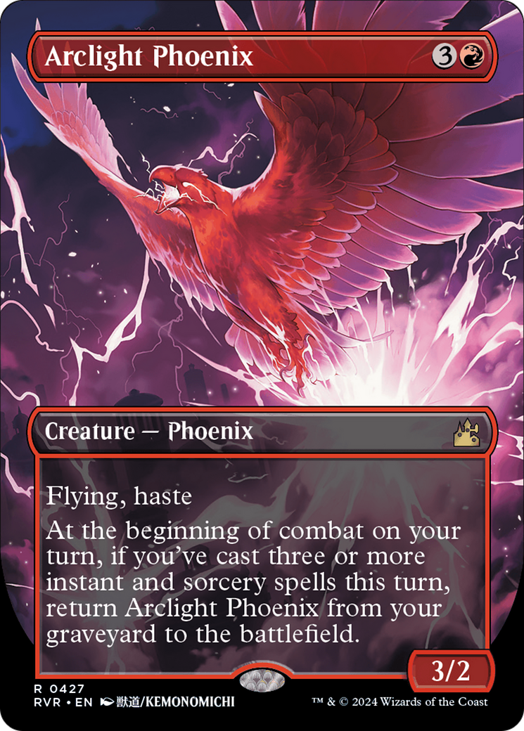 Arclight Phoenix (Anime Borderless) [Ravnica Remastered] | Cracking-Singles