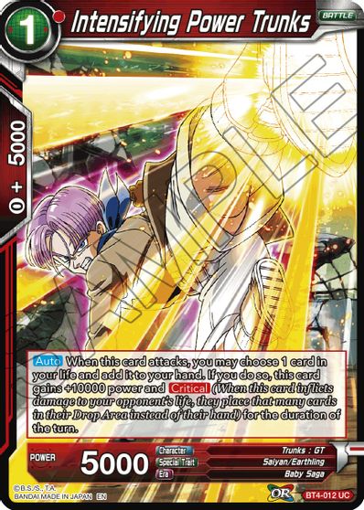 Intensifying Power Trunks (Reprint) (BT4-012) [Battle Evolution Booster] | Cracking-Singles