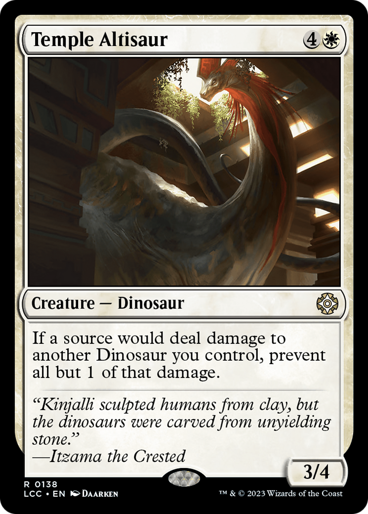 Temple Altisaur [The Lost Caverns of Ixalan Commander] | Cracking-Singles