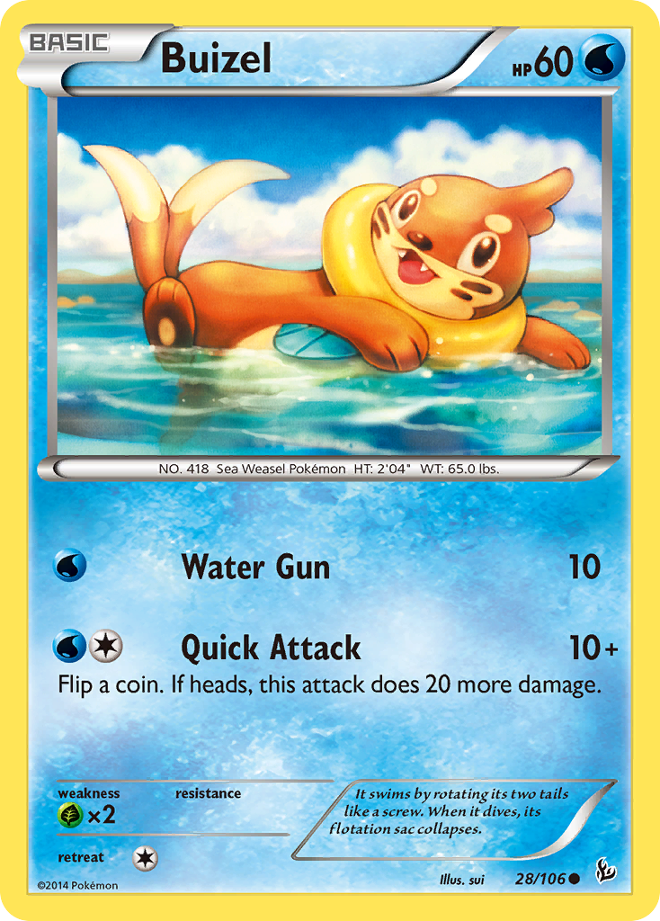 Buizel (28/106) [XY: Flashfire] | Cracking-Singles