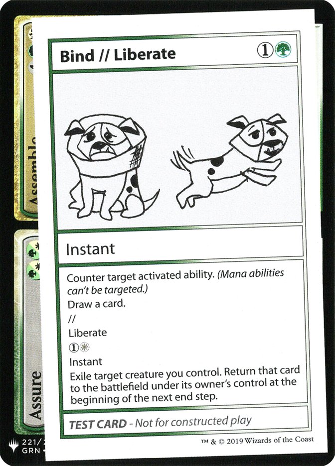 Bind // Liberate [Mystery Booster Playtest Cards] | Cracking-Singles