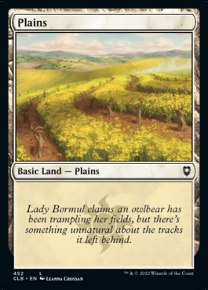 Plains (452) [Commander Legends: Battle for Baldur's Gate] | Cracking-Singles