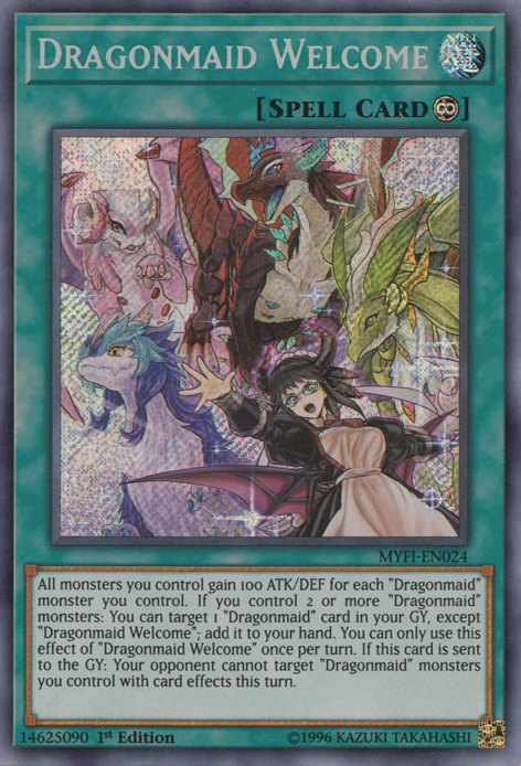 Dragonmaid Welcome [MYFI-EN024] Secret Rare | Cracking-Singles