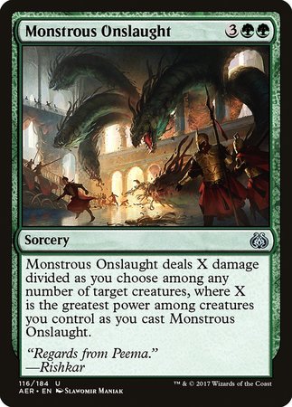 Monstrous Onslaught [Aether Revolt] | Cracking-Singles