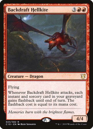 Backdraft Hellkite [Commander 2019] | Cracking-Singles