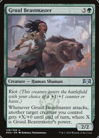 Gruul Beastmaster [Ravnica Allegiance] | Cracking-Singles