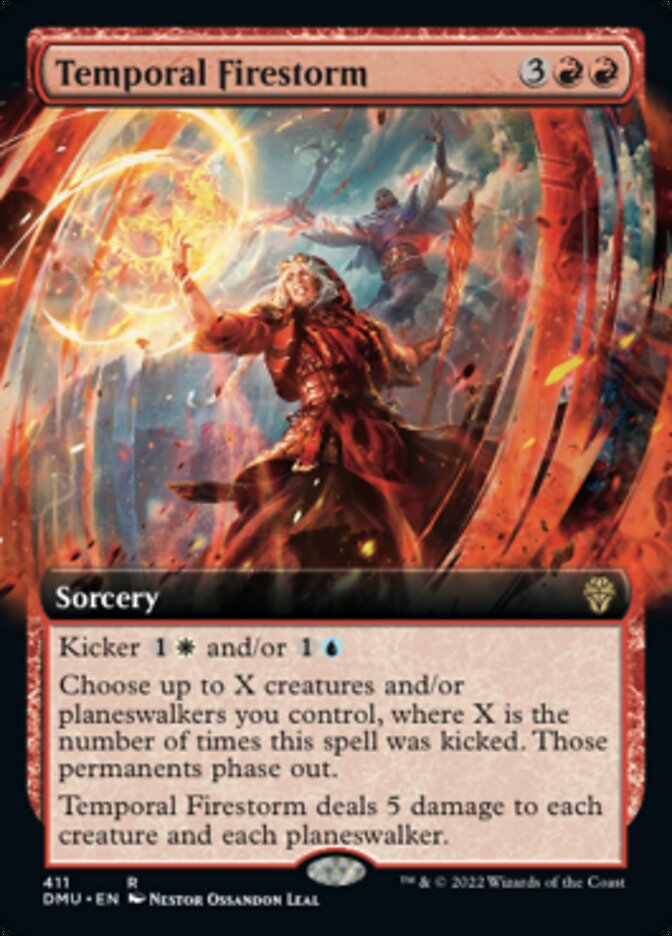 Temporal Firestorm (Extended Art) [Dominaria United] | Cracking-Singles