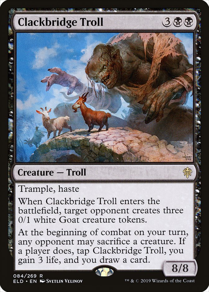 Clackbridge Troll [Throne of Eldraine] | Cracking-Singles