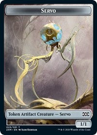 Servo // Soldier Double-sided Token [Double Masters Tokens] | Cracking-Singles