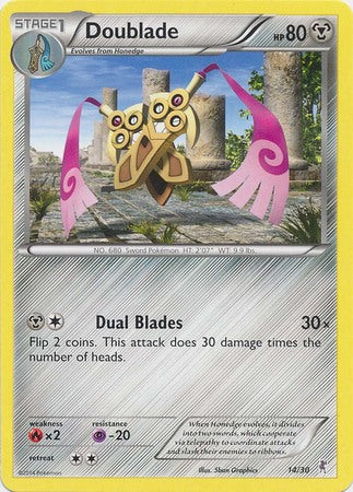 Doublade (14/30) [XY: Trainer Kit 1 - Bisharp] | Cracking-Singles