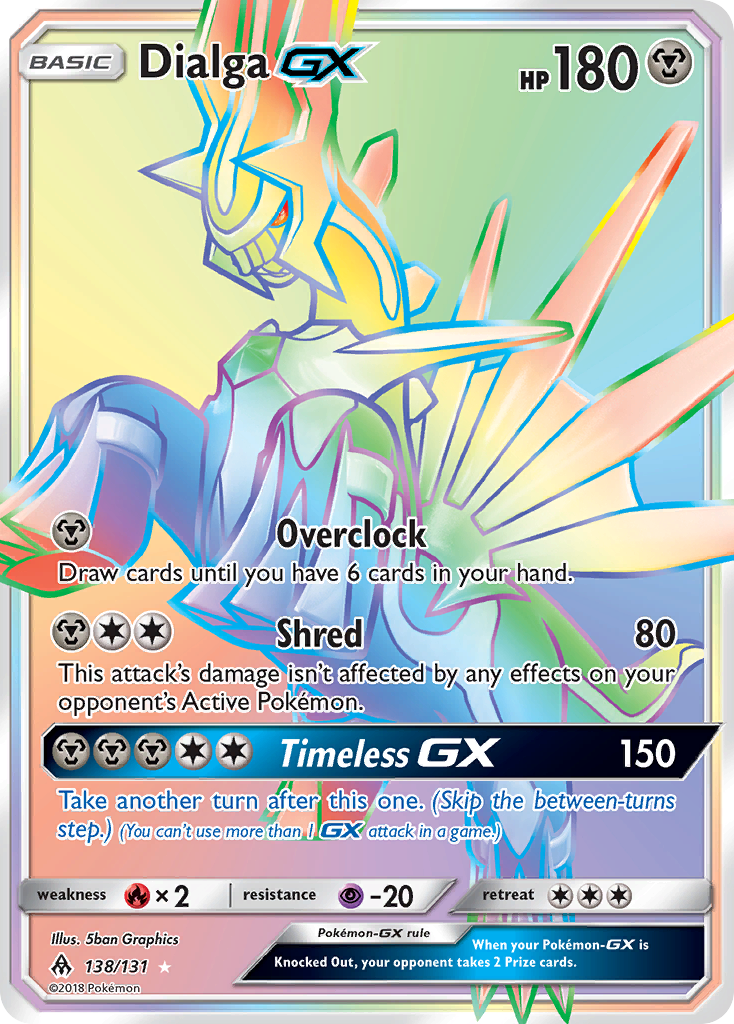 Dialga GX (138/131) [Sun & Moon: Forbidden Light] | Cracking-Singles