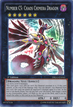 Number C5: Chaos Chimera Dragon [DRLG-EN043] Super Rare | Cracking-Singles