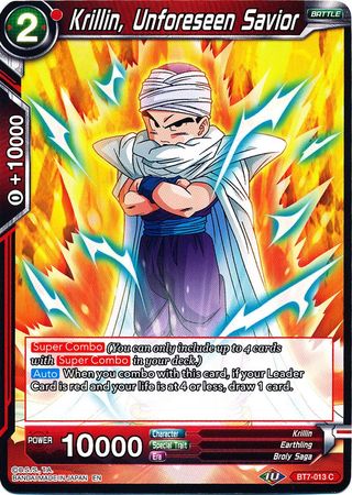 Krillin, Unforeseen Savior [BT7-013] | Cracking-Singles