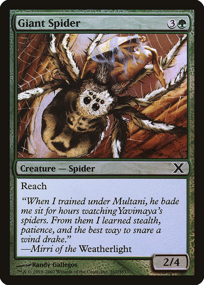 Giant Spider (Premium Foil) [Tenth Edition] | Cracking-Singles