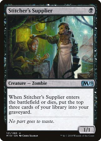 Stitcher's Supplier [Core Set 2019] | Cracking-Singles