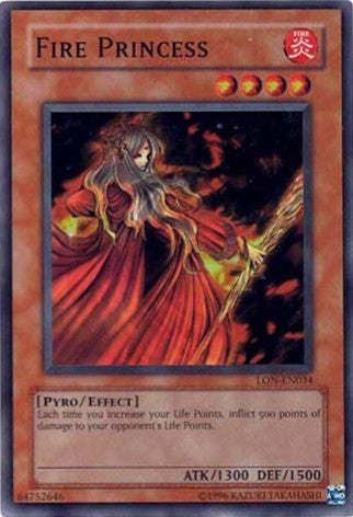 Fire Princess [LON-EN034] Super Rare | Cracking-Singles