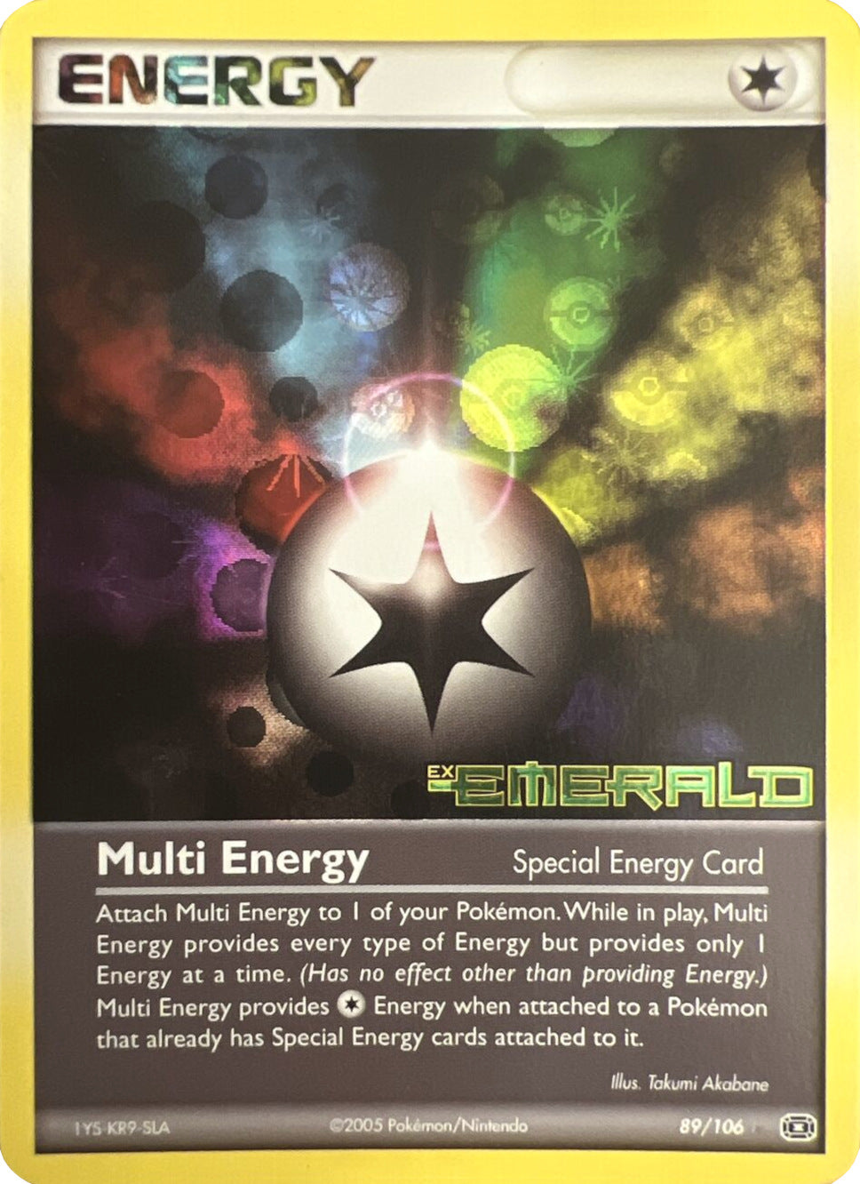 Multi Energy (89/106) (Stamped) [EX: Emerald] | Cracking-Singles