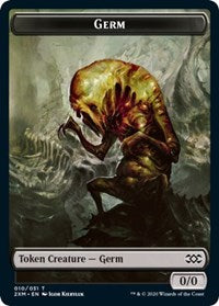 Germ // Human Soldier Double-sided Token [Double Masters Tokens] | Cracking-Singles