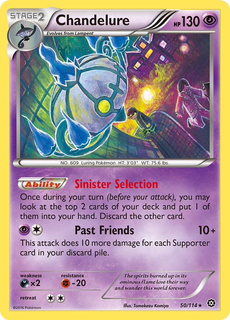 Chandelure (50/114) [XY: Steam Siege] | Cracking-Singles