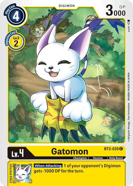 Gatomon [BT3-035] [Release Special Booster Ver.1.5] | Cracking-Singles