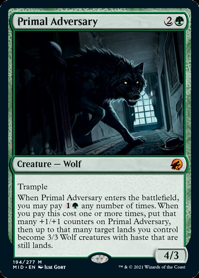 Primal Adversary [Innistrad: Midnight Hunt] | Cracking-Singles