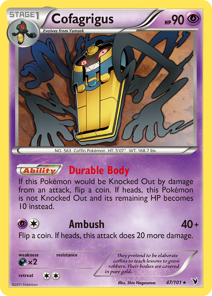 Cofagrigus (47/101) [Black & White: Noble Victories] | Cracking-Singles