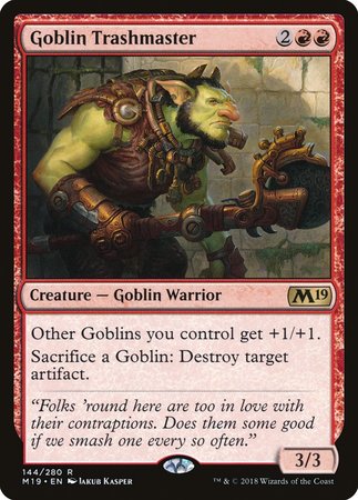 Goblin Trashmaster [Core Set 2019] | Cracking-Singles