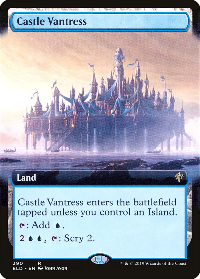 Castle Vantress (Extended Art) [Throne of Eldraine] | Cracking-Singles