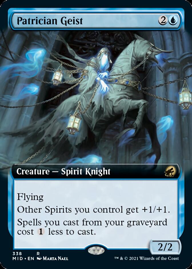 Patrician Geist (Extended) [Innistrad: Midnight Hunt] | Cracking-Singles