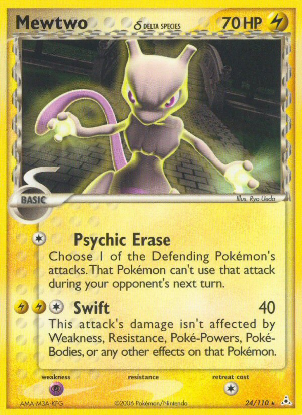 Mewtwo (24/110) (Delta Species) [EX: Holon Phantoms] | Cracking-Singles