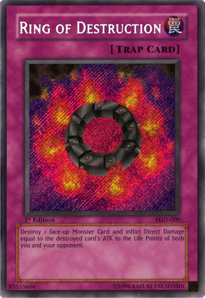 Ring of Destruction [PGD-000] Secret Rare | Cracking-Singles