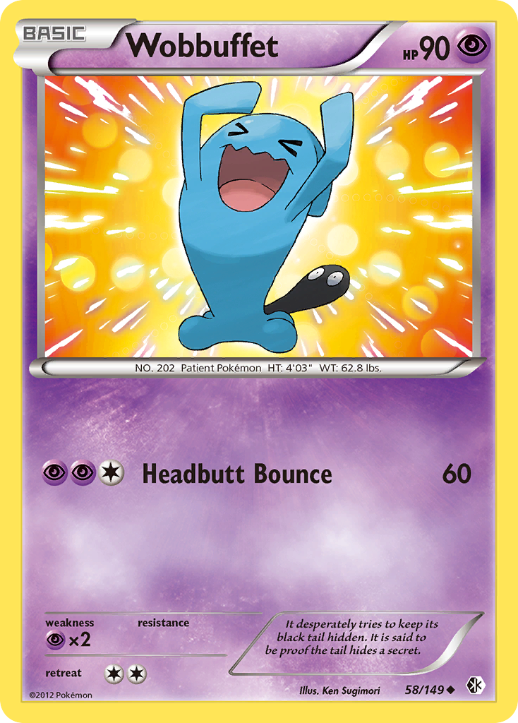 Wobbuffet (58/149) [Black & White: Boundaries Crossed] | Cracking-Singles