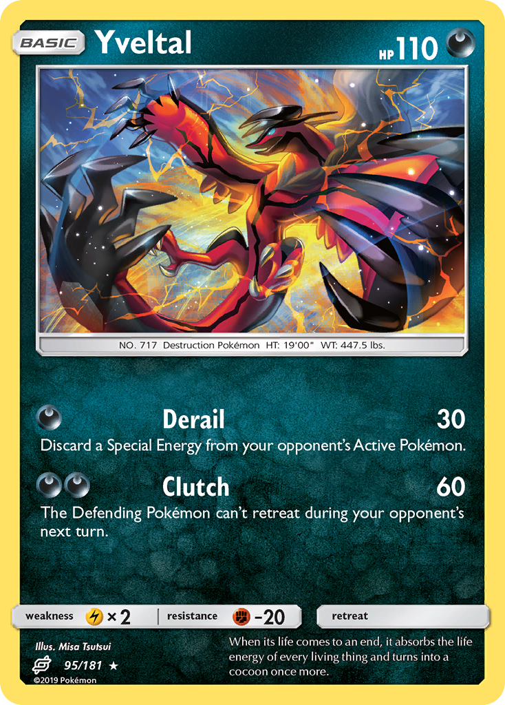 Yveltal (95/181) [Sun & Moon: Team Up] | Cracking-Singles