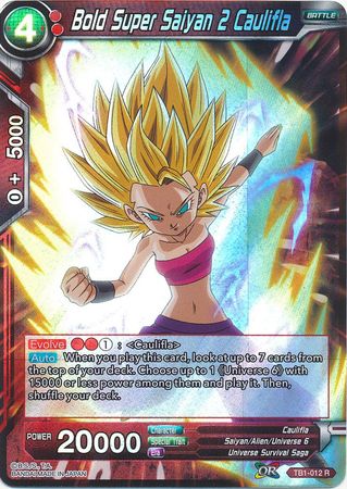 Bold Super Saiyan 2 Caulifla [TB1-012] | Cracking-Singles